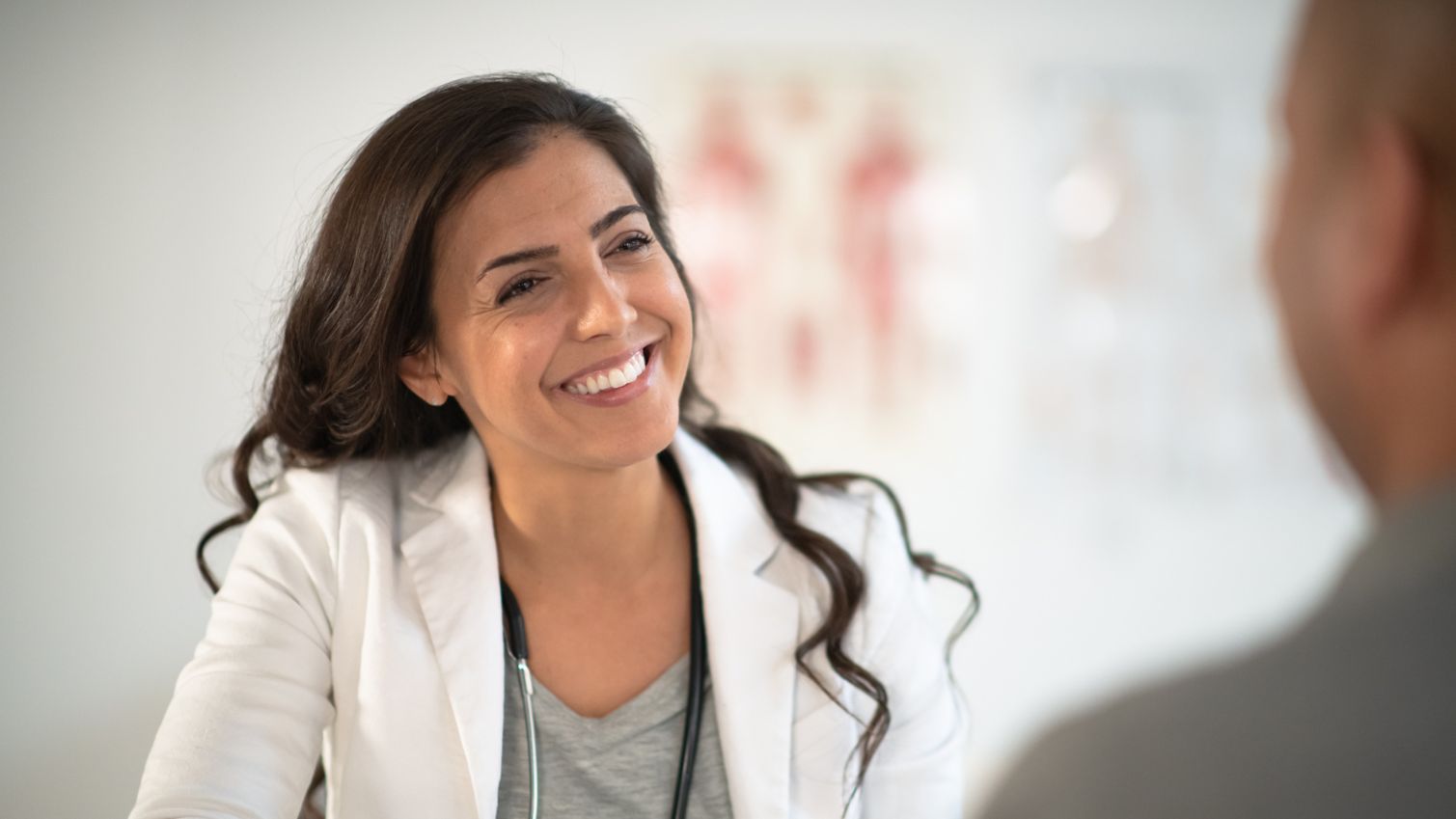 Medicaid provider talks with a member